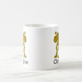 Dromedar-Kameldesign personalisiert Kaffeetasse (Mittel)