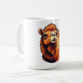 Dromedar-Kamelkopf Kaffeetasse (Vorderseite Links)