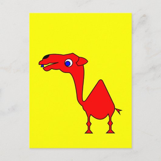 Dromedar Postkarte (Vorderseite)