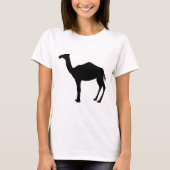 Dromedar-Silhouette T-Shirt (Vorderseite)