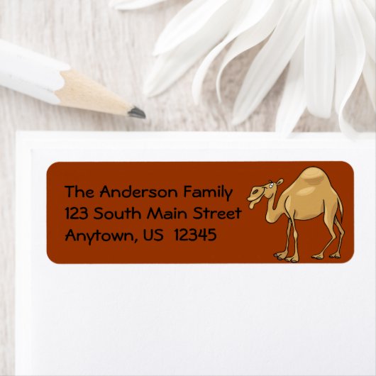 Dromedary Camel Cartoon (Insitu)