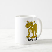 Dromedary Camel Design Personalised Kaffeetasse (VorderseiteRechts)