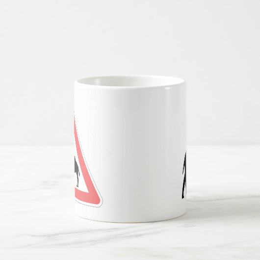 Dromedary Crossing Camel Kaffeetasse (Mittel)