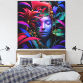 Drömlik Natur och Mystik – Surrealistisk Konst  Leinwanddruck (Insitu (Schlafzimmer))