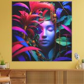 Drömlik Natur och Mystik – Surrealistisk Konst Leinwanddruck (Insitu (Wohnzimmer))