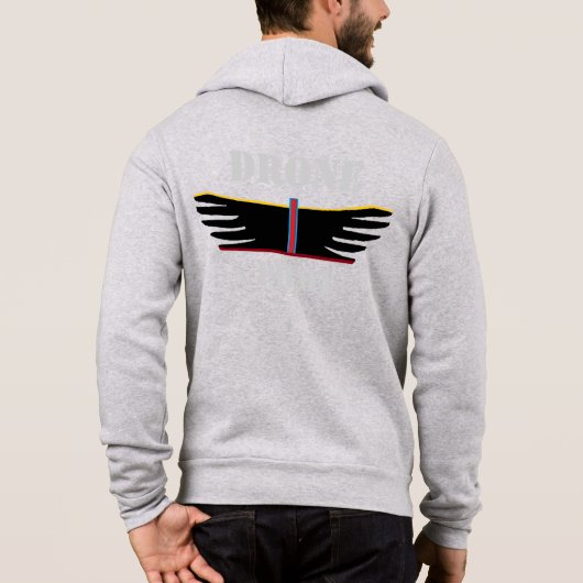 Drone Aviator Fleece Jogger Hoodie (Rückseite)