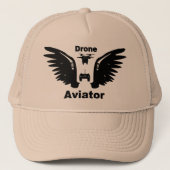 Drone Aviator Hat Truckerkappe (Vorderseite)