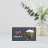 Drone Business Cards Elegante Moderne Visitenkarte (Stehend Vorderseite)