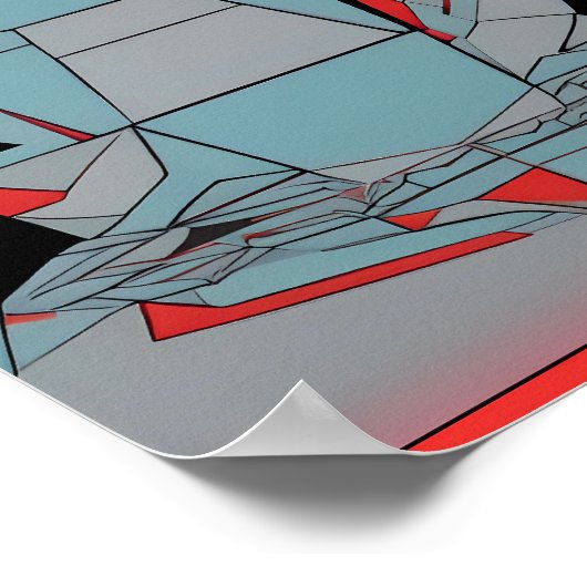 Drone City Abstrakt Poster (Ecke)