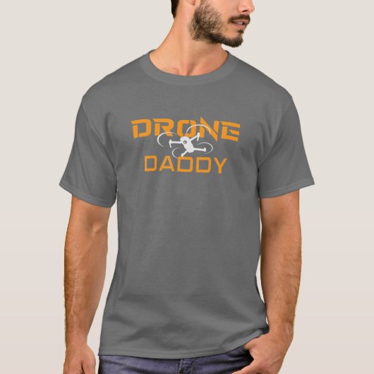 DRONE DADDY FPV Enthusiasten Vater Speed Quad Vate T-Shirt (Vorderseite)