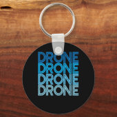 Drone Drone Drone Drone Drohne Pilotprogramm Vinta Schlüsselanhänger (Vorderseite)