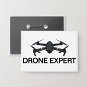 Drone Expert™  Taste Button (Vorderseite/Rückseite)
