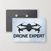 Drone Expert™ Taste Button (Vorderseite/Rückseite)