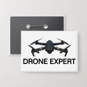 Drone Expert™ Taste Button (Vorderseite/Rückseite)