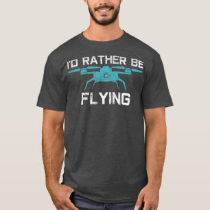 Drone-Flying-Geschenk für Vintage Pilotengeschenk T-Shirt