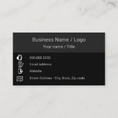 Drone-Foto Visitenkarte (Rückseite)