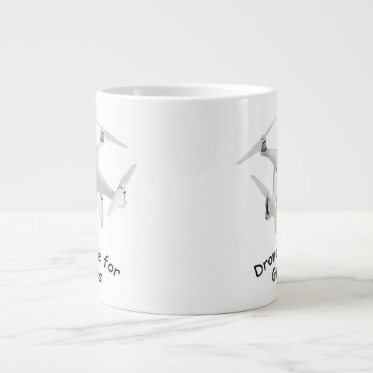 Drone Grampa Jumbo Tasse (Vorderseite)