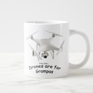 Drone Grampa Jumbo Tasse