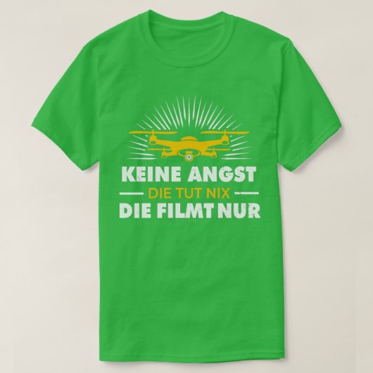 Drone Lustige Sprüche Quadcopter-Geschenk VNeck T-Shirt (Design vorne)
