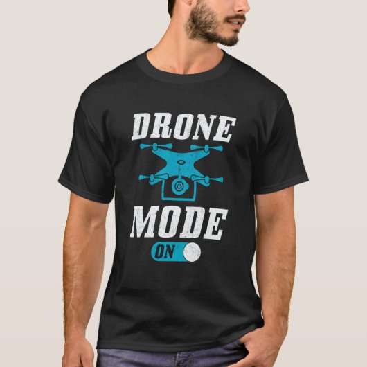Drone Mode On Enthusiasts Wings If I Duck you Shou T-Shirt (Vorderseite)