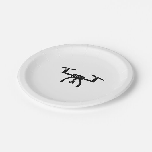 Drone Pappteller (Schrägansicht)