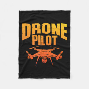 Drone Pilot Art for Men Drone Enthusiasten von RC Fleecedecke