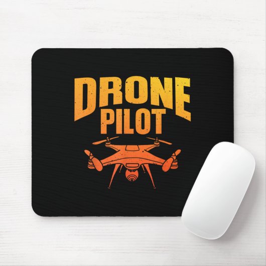 Drone Pilot Art for Men Drone Enthusiasten von RC Mousepad (Mit Mouse)