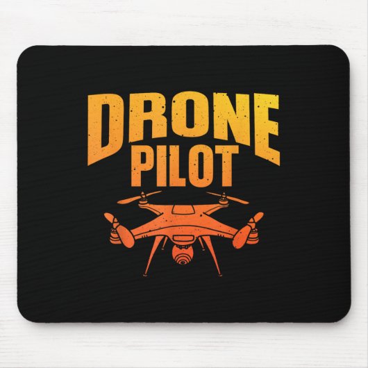 Drone Pilot Art for Men Drone Enthusiasten von RC Mousepad (Vorne)