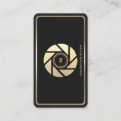 Drone Pilot Eleganter schwarzer goldener Rahmen Visitenkarte (Vorderseite)