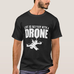 Drone Pilot Fpv Quadcopter Multirotor Rc Quad Pilo T-Shirt