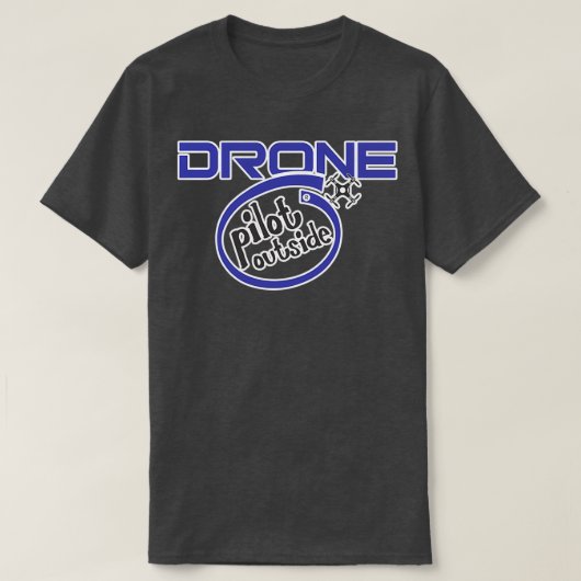Drone-Pilot im Freien T-Shirt (Design vorne)