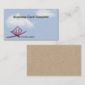 Drone-Pilot-Logo für UltraLight-Aktivitätssymbole Visitenkarte (Vorne/Hinten)