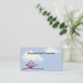 Drone-Pilot-Logo für UltraLight-Aktivitätssymbole Visitenkarte (Stehend Vorderseite)