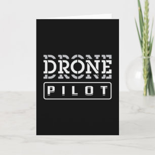 Drone Pilot Quadcopter FPV Drohnen Camera Geschenk Karte