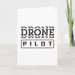 Drone Pilot Quadcopter FPV Drohnen Funny Gift Idea Karte