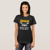Drone Pilot Quadcopter FVV Race Operator T-Shirt (Vorne ganz)