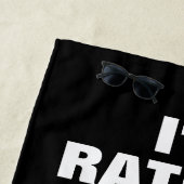 Drone-Pilot-Strandtuch mit eigenem Zitat Strandtuch (Beispiel)