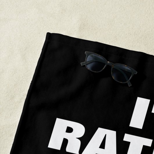 Drone-Pilot-Strandtuch mit eigenem Zitat Strandtuch (Beispiel)