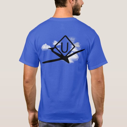 Drone-Pilotprogramm für UltraLight-Aktivitätssymbo T-Shirt (Rückseite)