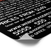 Drone-Portrait in der Landwirtschaft, Drohnenmiete Poster (Ecke)