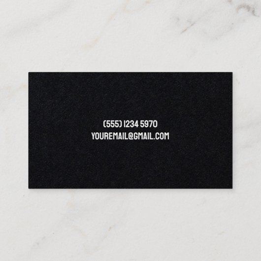 Drone Premium Visitenkarte (Rückseite)