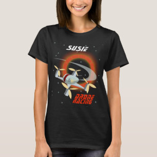 Drone Racing im Vintagen Stil T-Shirt