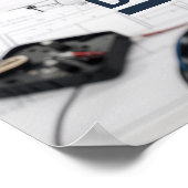 Drone Repair™ Poster (Ecke)