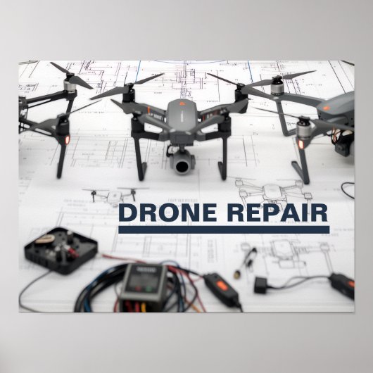 Drone Repair™ Poster (Vorne)