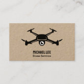 Drone Services Custom QR Visitenkarte (Vorderseite)