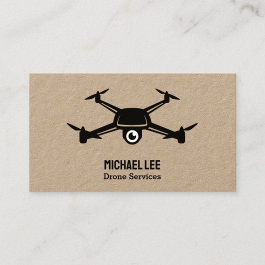 Drone Services Custom QR Visitenkarte (Vorderseite)