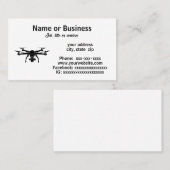 Drone-Silhouette Visitenkarte (Vorne/Hinten)