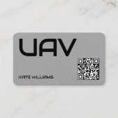 Drone UAV Custom QR Visitenkarte (Vorderseite)