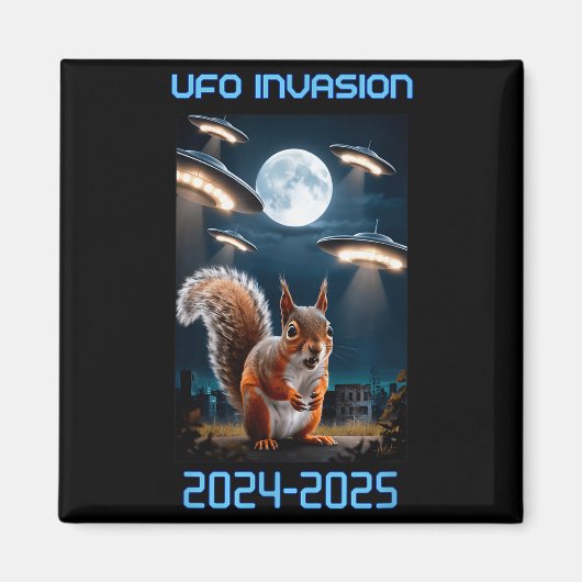 Drone Ufo Alien Invasion Uap New Jersey Magnet (Vorne)