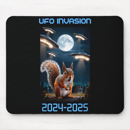 Drone Ufo Alien Invasion Uap New Jersey Mousepad (Vorne)